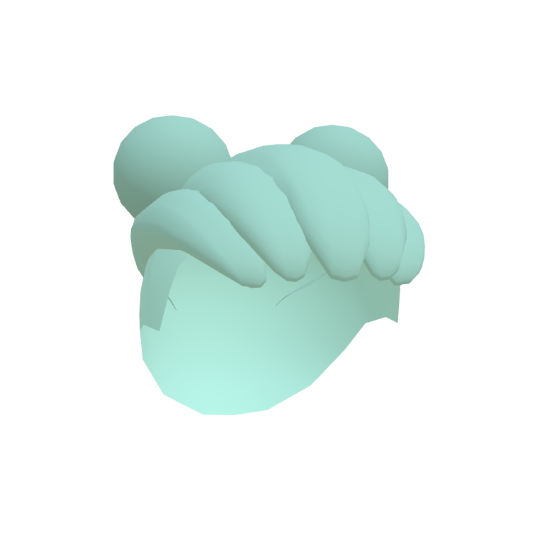 PLEDGE Space Buns Hair — Mint