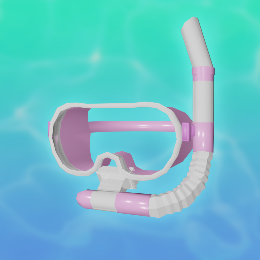 Snorkeling Set Pink